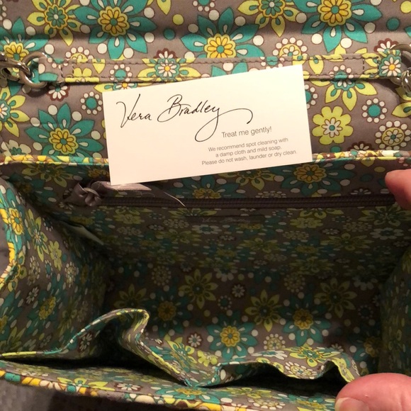 Vera Bradley lemon parfait pattern new without tag - Picture 3 of 4